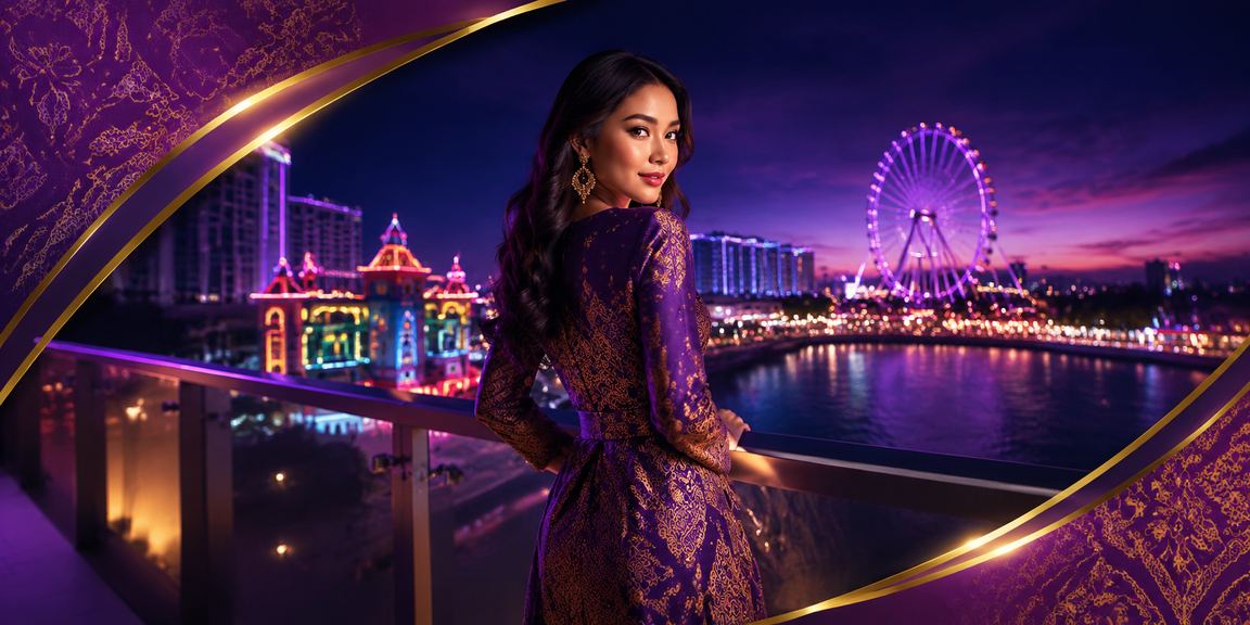 Hiburan kasino Malaysia dengan motif batik tempatan yang meriah